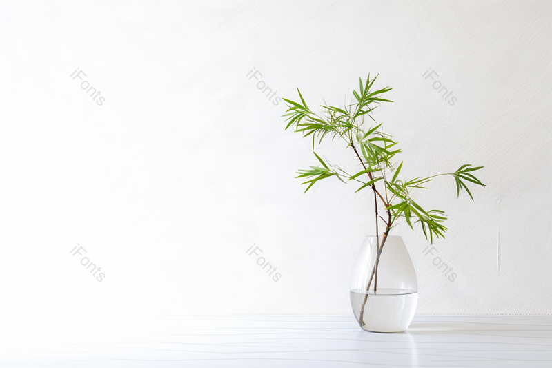 日式绿色小清新插花摆设花艺绿植室内,高清,摄影图,摄影图片,图片大全,摄影图免费下载